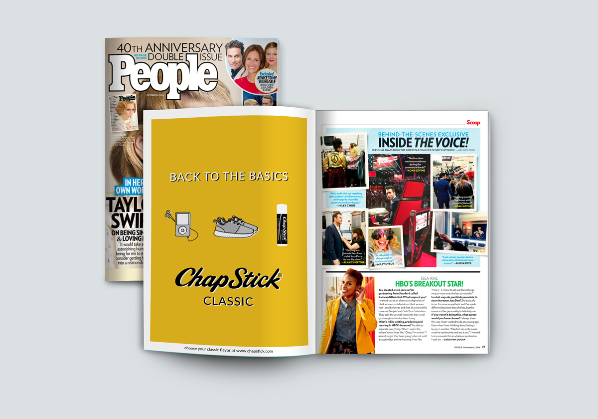 ChapStick Advertising Campaign mockup