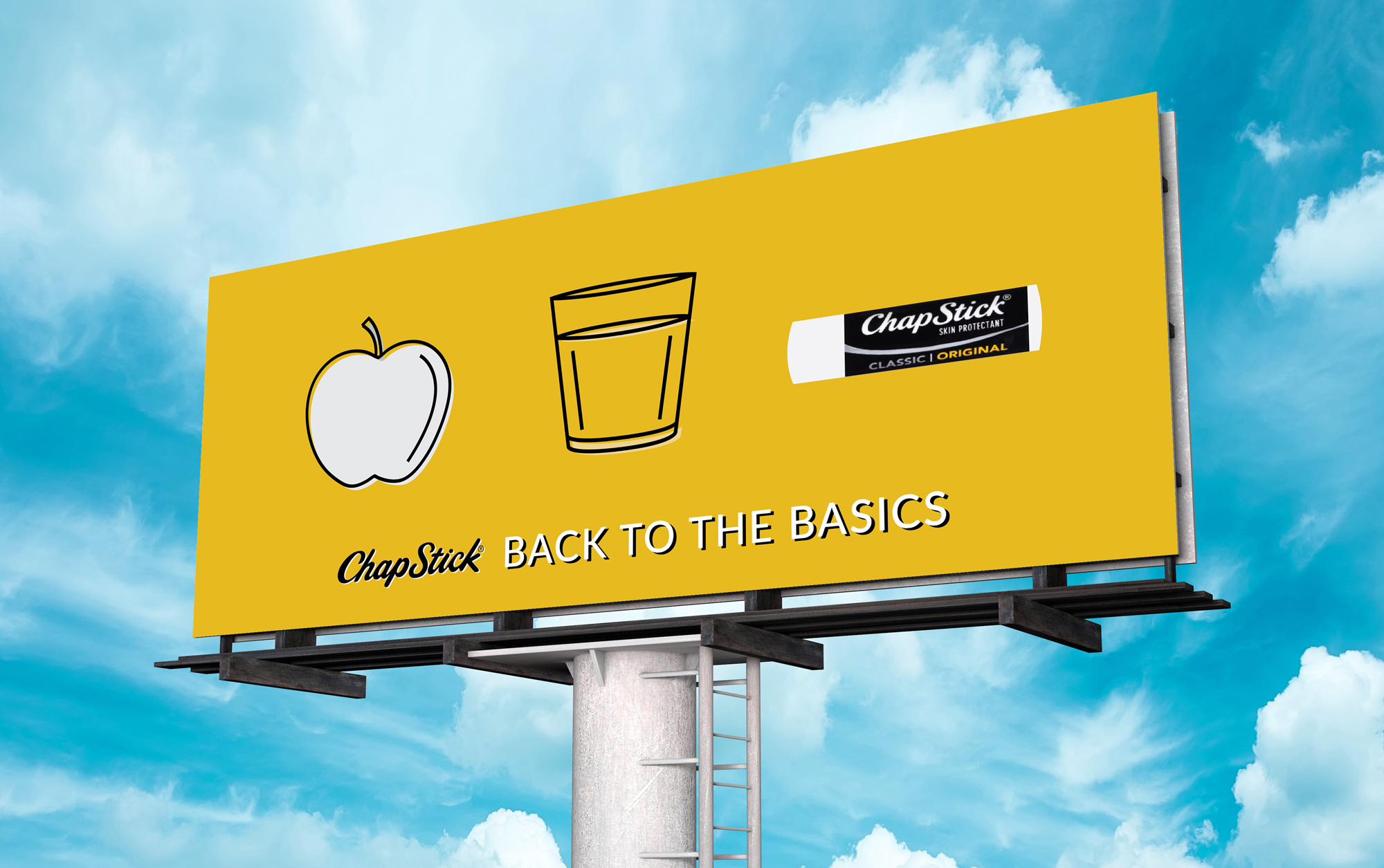 Chapstick outdoor board