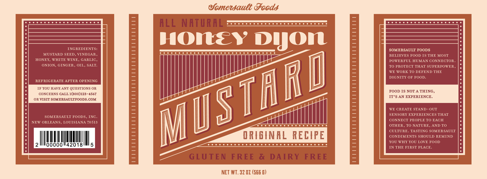 mustard label