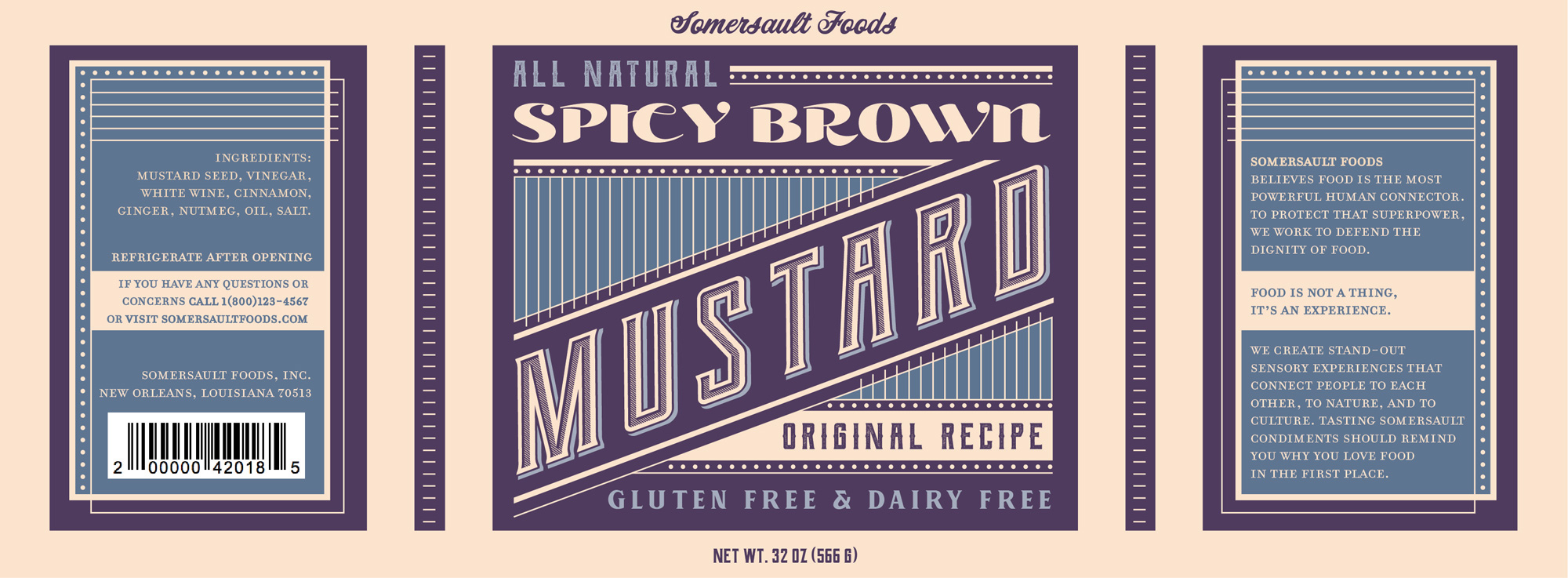 mustard label
