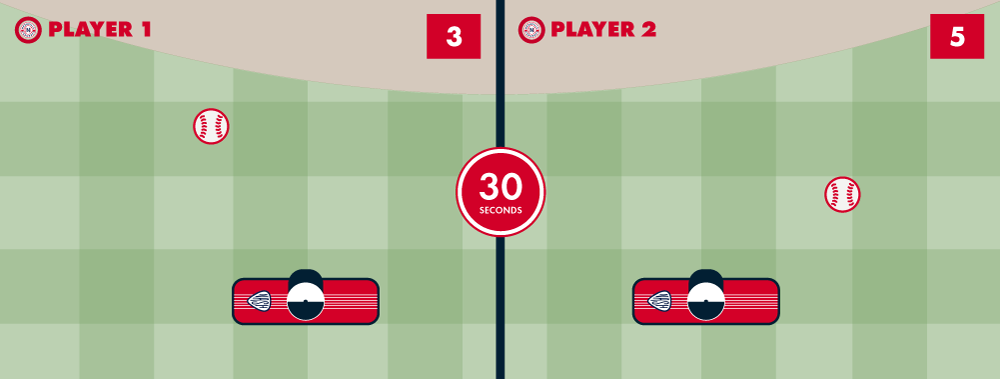 Mockup of the N Zone baseball game design