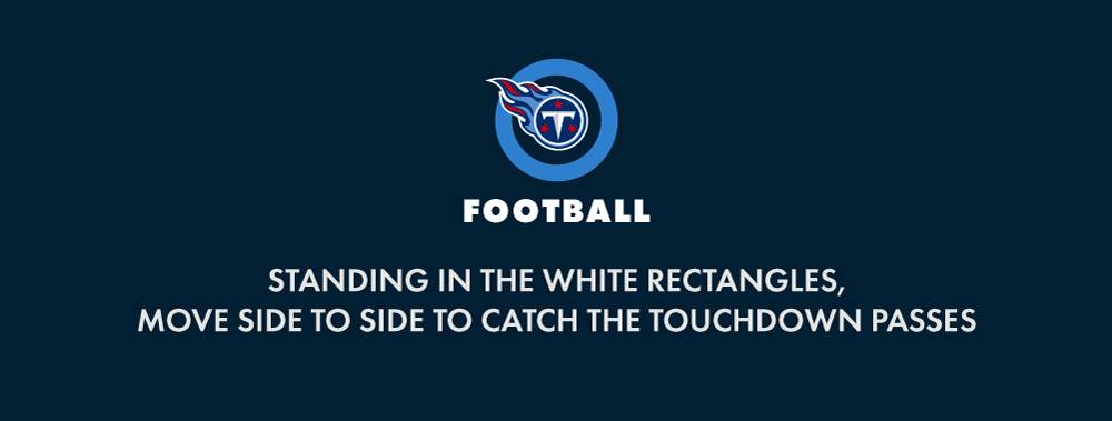 Mockup of the N Zone football game instructions