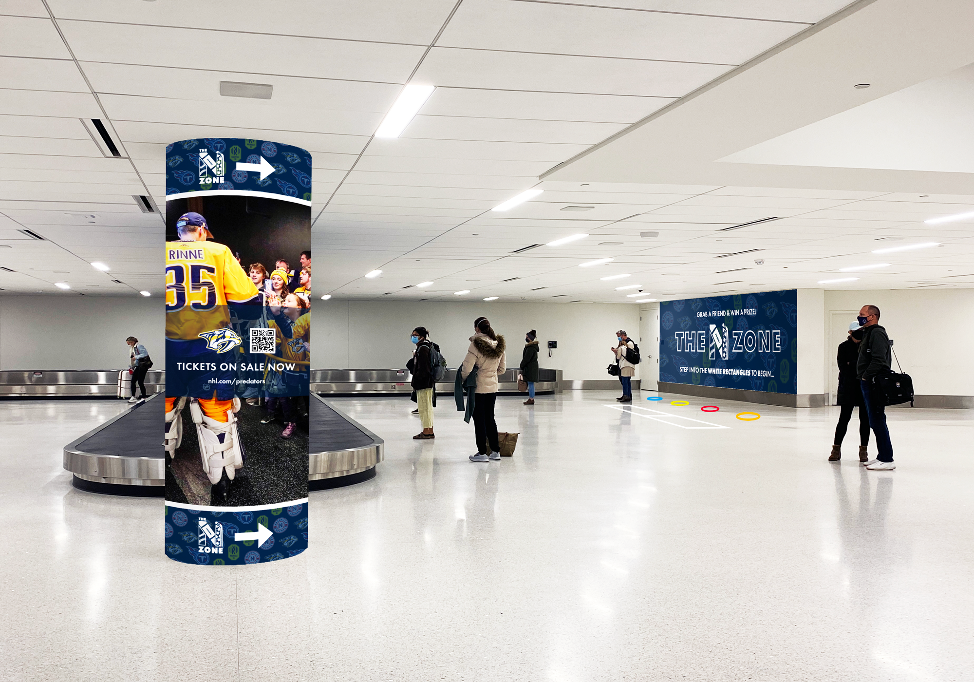 Mockup of the N Zone posts design