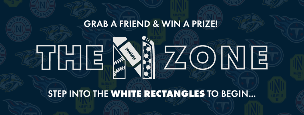 Mockup of the N Zone welcome screen