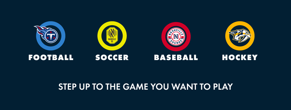 Mockup of the N Zone game selection screen